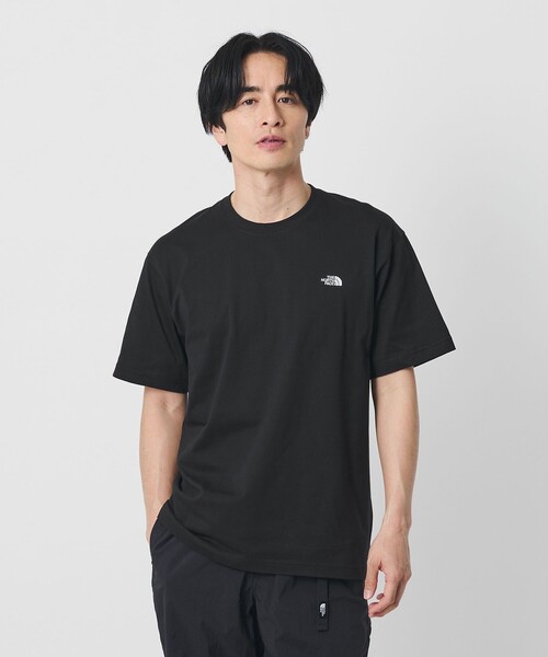 THE NORTH FACE(ザノースフェイス)の「<THE NORTH FACE>フラッシュ ドライ ヌプシ コットン Tシャツ(Tシャツ/カットソー・メンズ・ブラック/ホワイト/ライトグレー・L/XL/M)」の2枚目の写真
