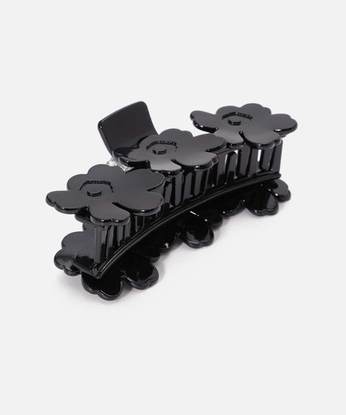 marimekko（マリメッコ）の「Mini Unikko / hair clip（バレッタ/ヘアクリップ・レディース・ブラック・FREE）」の3枚目の写真