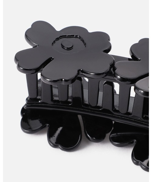 marimekko（マリメッコ）の「Mini Unikko / hair clip（バレッタ/ヘアクリップ・レディース・ブラック・FREE）」の4枚目の写真
