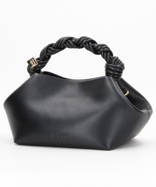 GANNI（ガニー）の「GANNI/ガニー Ganni Bou Bag Small / A5241 / 2WAY ハンドルバッグ / ショルダーバッグ（ショルダーバッグ・レディース・ブラック・ONE SIZE）」の3枚目の写真