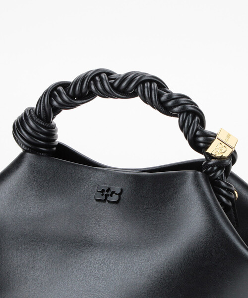 GANNI（ガニー）の「GANNI/ガニー Ganni Bou Bag Small / A5241 / 2WAY ハンドルバッグ / ショルダーバッグ（ショルダーバッグ・レディース・ブラック・ONE SIZE）」の5枚目の写真