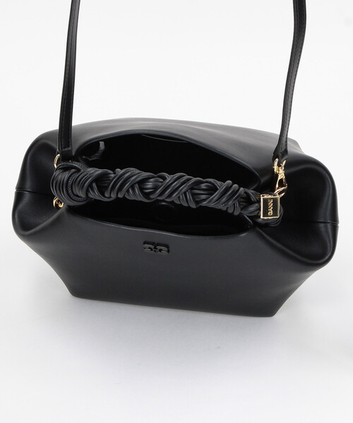 GANNI（ガニー）の「GANNI/ガニー Ganni Bou Bag Small / A5241 / 2WAY ハンドルバッグ / ショルダーバッグ（ショルダーバッグ・レディース・ブラック・ONE SIZE）」の11枚目の写真