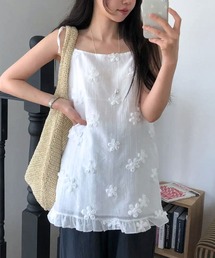 UP START（アップスタート）の「【TUNE】OP　フラワーキャミワンピース（ワンピース）」