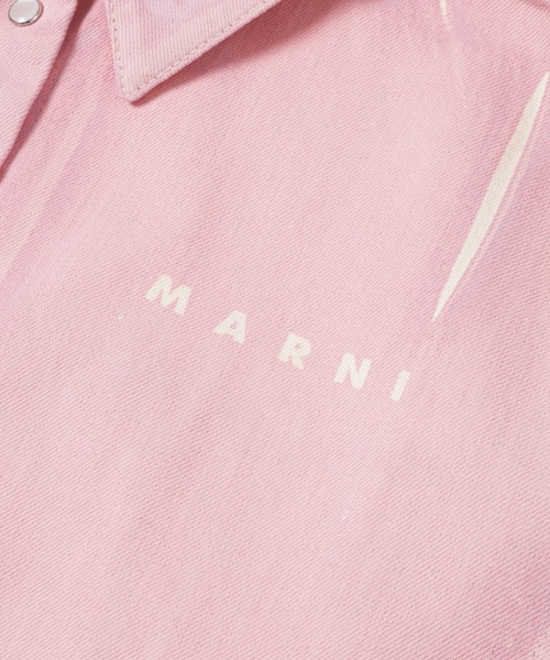 MARNI（マルニ）の「COLOR PRINTED DENIM / 半袖シャツ（シャツ/ブラウス・レディース・ピンク・36(S)）」の6枚目の写真