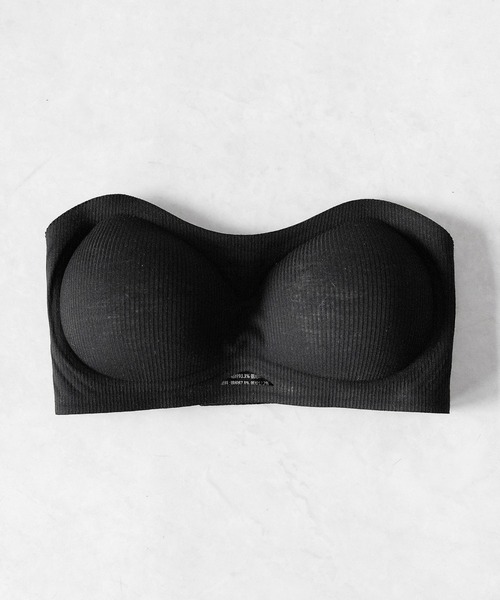 me+em select(ミームセレクト)の「【 +5cm厚盛ブラパッド 】ボリュームアップバンドゥブラトップ / +5cm volume up bandeau bra top(ブラジャー・レディース・アイボリー/ブラック・MEDIUM/SMALL)」の16枚目の写真