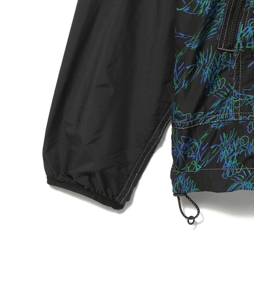 and wander(アンドワンダー)の「and wander / printed wind jacket(ブルゾン・レディース・ブラック・MEDIUM)」の6枚目の写真