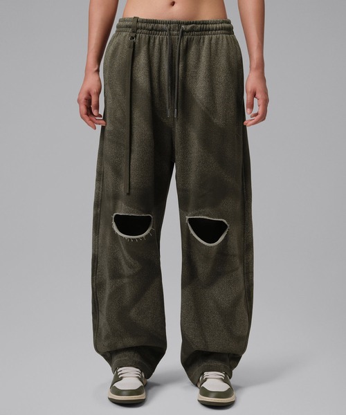 JORDAN BRAND(ジョーダンブランド)の「JORDAN BRAND AS WMNS J FLC BAGGY PNT WJDN APLA / ジョーダン ブランド ウィメンズ ジョーダン フリース バギー パンツ / NIKE【SP】(その他パンツ・レディース・オフホワイト/カーキ・S/M/L)」の6枚目の写真
