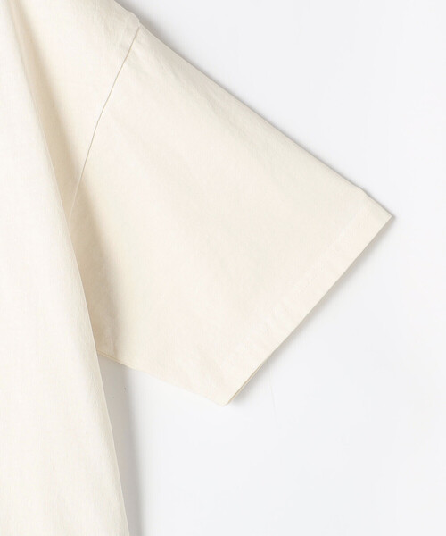 ONIGIRI（オニギリ）の「ピグメント加工 Ｔシャツ（Tシャツ/カットソー・レディース・オフホワイト/ブラウン・FREE）」の9枚目の写真