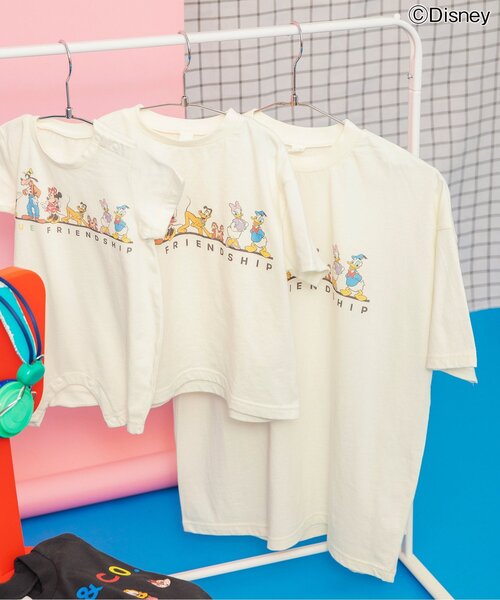 リンク】【ディズニー】ミッキー＆フレンズ/大人Tシャツ（Tシャツ