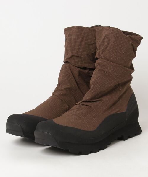 THE NORTH FACE（ザノースフェイス）の「THE NORTH FACE / ザ・ノース・フェイス：TNF Rain Boots GORE-TEX：NF52440[WAX]（レインシューズ・メンズ・ブラウン系その他/ブラック×ブラック・27cm/28cm/26cm）」の2枚目の写真