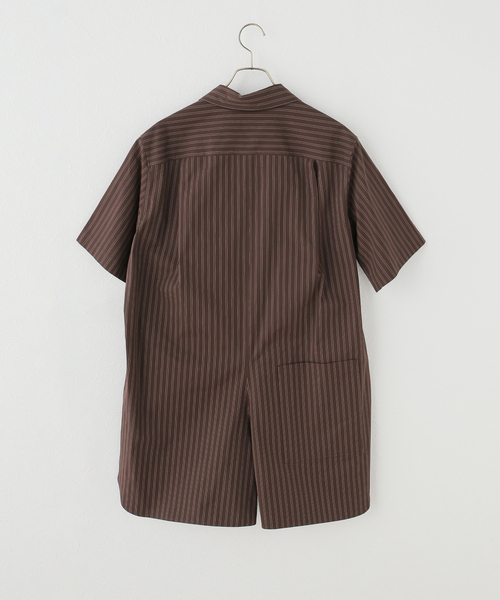 IENA（イエナ）の「venit/ヴェニット STRIPED TYPEWRITER ワンピース VEE5620A（ワンピース・レディース・ブラウン・FREE）」の2枚目の写真