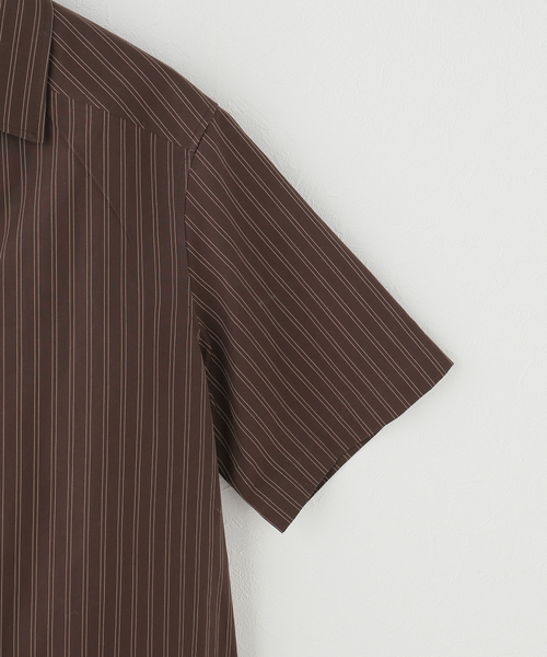 IENA（イエナ）の「venit/ヴェニット STRIPED TYPEWRITER ワンピース VEE5620A（ワンピース・レディース・ブラウン・FREE）」の3枚目の写真