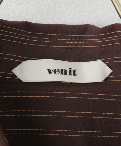 IENA（イエナ）の「venit/ヴェニット STRIPED TYPEWRITER ワンピース VEE5620A（ワンピース・レディース・ブラウン・FREE）」の9枚目の写真