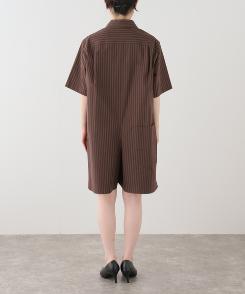 IENA（イエナ）の「venit/ヴェニット STRIPED TYPEWRITER ワンピース VEE5620A（ワンピース・レディース・ブラウン・FREE）」の14枚目の写真