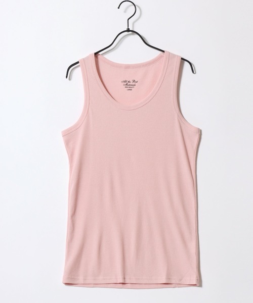 SITRY（シトリー）の「Teleco Tank Top/テレコ タンクトップ ノースリーブ（タンクトップ・メンズ・モカ/グレー/ライム/ライトピンク/チャコール/ブルー/バーガンディー/ブラック/インディゴブルー/オフホワイト/レッド/オリーブ/オレンジ/ターコイズブルー/ブラウン/ネイビー/イエロー/パープル・M/L/LL）」の15枚目の写真