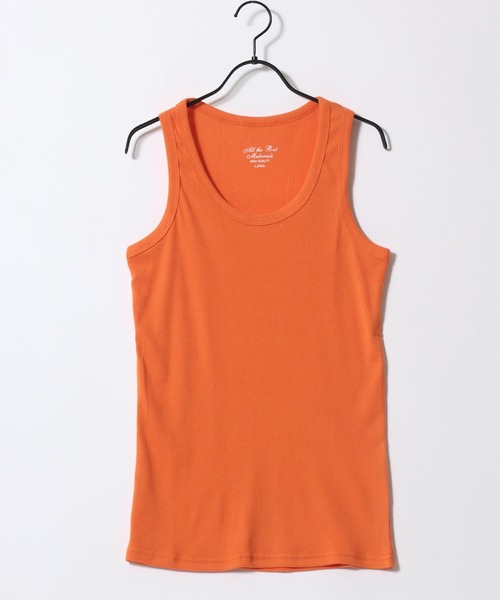 SITRY（シトリー）の「Teleco Tank Top/テレコ タンクトップ ノースリーブ（タンクトップ・メンズ・モカ/グレー/ライム/ライトピンク/チャコール/ブルー/バーガンディー/ブラック/インディゴブルー/オフホワイト/レッド/オリーブ/オレンジ/ターコイズブルー/ブラウン/ネイビー/イエロー/パープル・M/L/LL）」の18枚目の写真