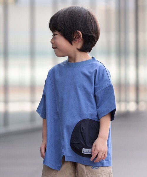 BEAMS mini(ビームスミニ)の「クイック ドライ Tシャツ 2026SS (90~150cm) 子供服 夏物 外遊び 速乾(Tシャツ/カットソー・キッズ・オフホワイト/ブルー系その他4・120/90/100/110/140/150/130)」の8枚目の写真