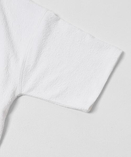 URBAN RESEARCH Sonny Label(アーバンリサーチサニーレーベル)の「カットジャガードドロスト五分袖プルオーバー(Tシャツ/カットソー・レディース・グレー系その他/ブラック/オフホワイト・FREE)」の12枚目の写真