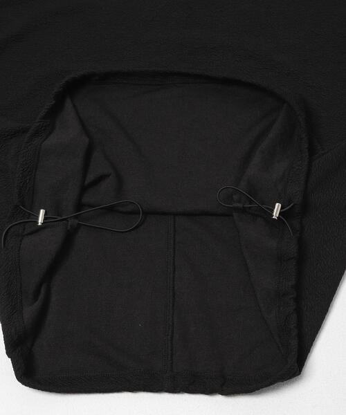 URBAN RESEARCH Sonny Label(アーバンリサーチサニーレーベル)の「カットジャガードドロスト五分袖プルオーバー(Tシャツ/カットソー・レディース・グレー系その他/ブラック/オフホワイト・FREE)」の22枚目の写真