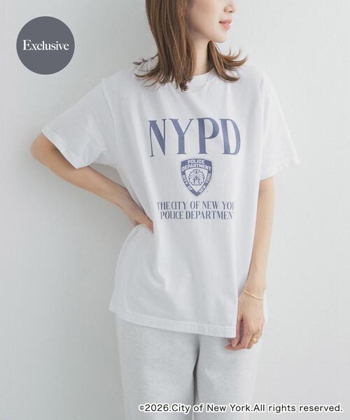 GOOD ROCK SPEED（グッドロックスピード）の「『別注』GOOD ROCK SPEED×DOOS　NYC NYPD T-SHIRTS（Tシャツ/カットソー・レディース・ブラック系その他/イエロー系その他/グレー系その他/ホワイト系その他・ONE）」の2枚目の写真