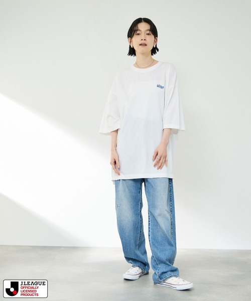 Mac-House(マックハウス)の「J.LEAGUE 【水戸ホーリーホック /MITO HOLLYHOCK】サポーターズデザインTシャツ/Jリーグ(Tシャツ/カットソー・メンズ・チャコールグレー/ホワイト・M/L)」の5枚目の写真