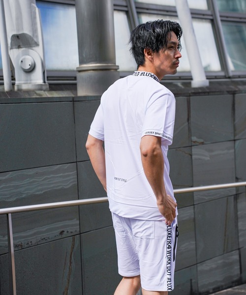 LUXE/R GOLF(ラグジュ ゴルフ)の「(RM)【LUXE/R GOLF】ストレッチ スムース ロゴ ハイネック Tシャツ(Tシャツ/カットソー・メンズ・ネイビー/ホワイト/チャコールグレー/ブラック・X-LARGE/LARGE/MEDIUM)」の15枚目の写真