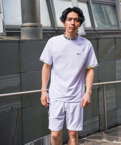 LUXE/R GOLF(ラグジュ ゴルフ)の「(RM)【LUXE/R GOLF】ストレッチ スムース ロゴ ハイネック Tシャツ(Tシャツ/カットソー・メンズ・ネイビー/ホワイト/チャコールグレー/ブラック・X-LARGE/LARGE/MEDIUM)」の16枚目の写真