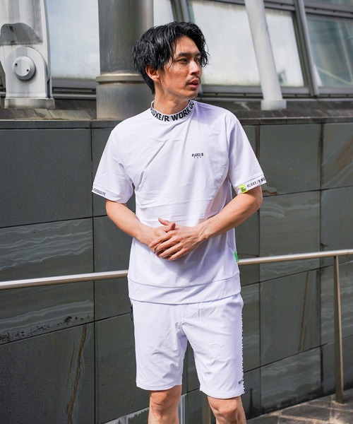 LUXE/R GOLF(ラグジュ ゴルフ)の「(RM)【LUXE/R GOLF】ストレッチ スムース ロゴ ハイネック Tシャツ(Tシャツ/カットソー・メンズ・ネイビー/ホワイト/チャコールグレー/ブラック・X-LARGE/LARGE/MEDIUM)」の17枚目の写真