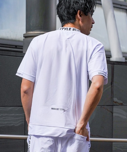 LUXE/R GOLF(ラグジュ ゴルフ)の「(RM)【LUXE/R GOLF】ストレッチ スムース ロゴ ハイネック Tシャツ(Tシャツ/カットソー・メンズ・ネイビー/ホワイト/チャコールグレー/ブラック・X-LARGE/LARGE/MEDIUM)」の19枚目の写真
