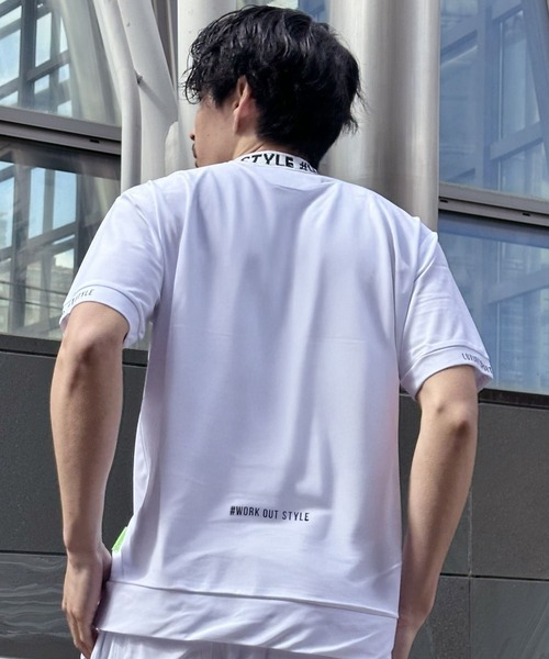 LUXE/R GOLF(ラグジュ ゴルフ)の「(RM)【LUXE/R GOLF】ストレッチ スムース ロゴ ハイネック Tシャツ(Tシャツ/カットソー・メンズ・ネイビー/ホワイト/チャコールグレー/ブラック・X-LARGE/LARGE/MEDIUM)」の20枚目の写真