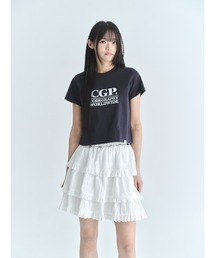 codegraphy(�R�[�h�O���t�B�[)��(Women's) Square Logo Short Sleeve T-shirt CBFUWTS004(T�V���c/�J�b�g�\�[)