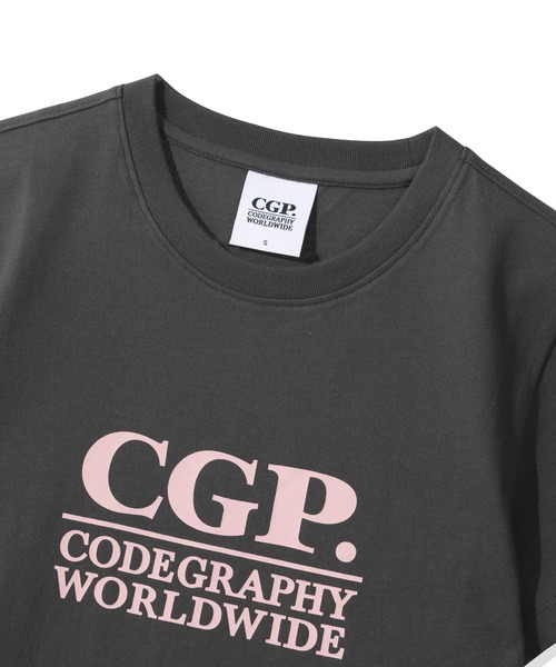 codegraphy（コードグラフィー）の「(Women's) Square Logo Short Sleeve T-shirt CBFUWTS004（Tシャツ/カットソー・レディース・チャコール/ダークネイビー/White/ホワイト/Red・フリー）」の16枚目の写真