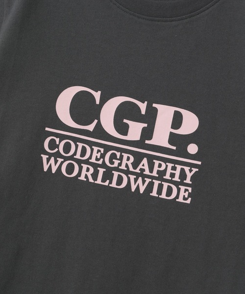 codegraphy（コードグラフィー）の「(Women's) Square Logo Short Sleeve T-shirt CBFUWTS004（Tシャツ/カットソー・レディース・チャコール/ダークネイビー/White/ホワイト/Red・フリー）」の15枚目の写真