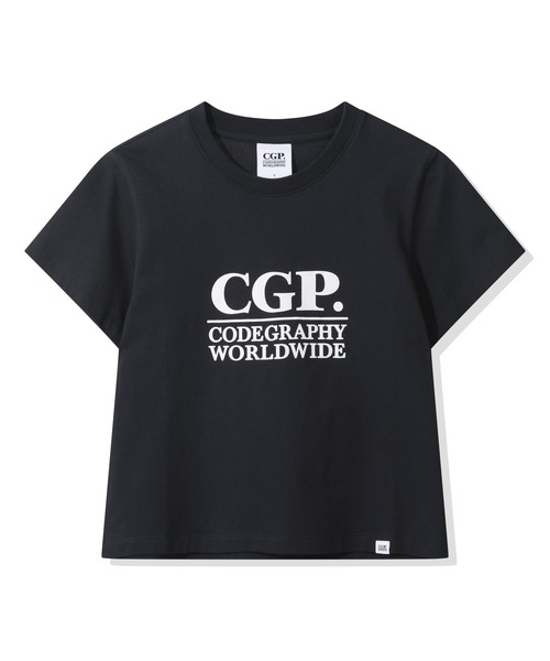 codegraphy（コードグラフィー）の「(Women's) Square Logo Short Sleeve T-shirt CBFUWTS004（Tシャツ/カットソー・レディース・チャコール/ダークネイビー/White/ホワイト/Red・フリー）」の6枚目の写真