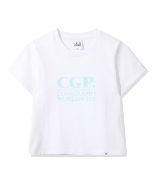 codegraphy（コードグラフィー）の「(Women's) Square Logo Short Sleeve T-shirt CBFUWTS004（Tシャツ/カットソー・レディース・チャコール/ダークネイビー/White/ホワイト/Red・フリー）」の21枚目の写真