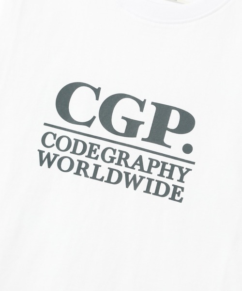 codegraphy（コードグラフィー）の「(Women's) Square Logo Short Sleeve T-shirt CBFUWTS004（Tシャツ/カットソー・レディース・チャコール/ダークネイビー/White/ホワイト/Red・フリー）」の9枚目の写真