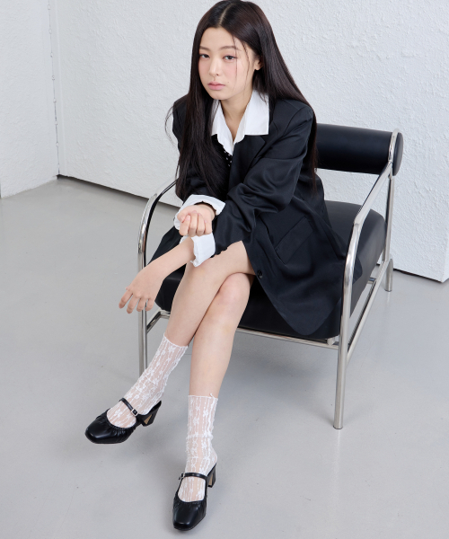 CESTI(セスティ)の「グレーススリングバックヒール (ブラック)(パンプス・レディース・ブラック・22.5cm/23cm/23.5cm/24cm/24.5cm/25cm)」の2枚目の写真