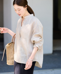 FRAMeWORK（フレームワーク）の「≪追加≫フレンチリネンバンドカラーシャツ 2（シャツ/ブラウス）」