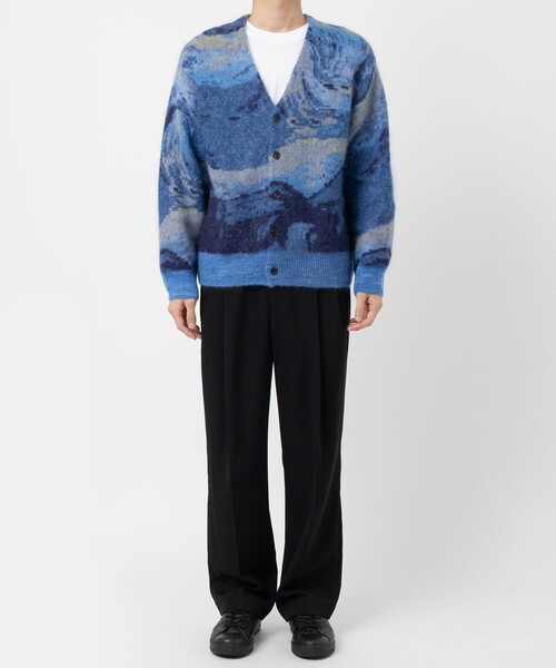 UNUSED（アンユーズド）の「【UNUSED】EX. mohair cardigan（カーディガン/ボレロ・メンズ・ブルー・2/3）」の11枚目の写真