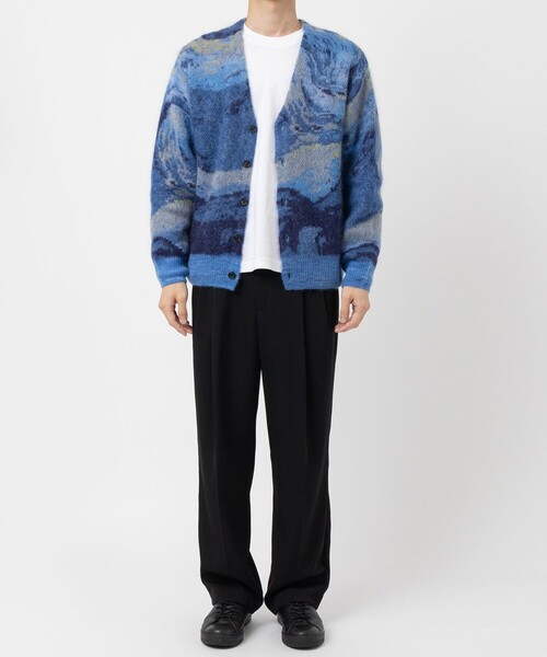 UNUSED（アンユーズド）の「【UNUSED】EX. mohair cardigan（カーディガン/ボレロ・メンズ・ブルー・2/3）」の12枚目の写真