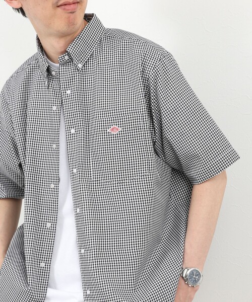 DANTON/ダントン】DOT BUTTON B.D. SHIRT SS 26SS（DT-B0337 POD