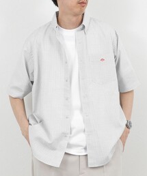 DANTON | 【DANTON/ダントン】DOT BUTTON B.D. SHIRT SS 26SS（DT-B0337 POD）(シャツ/ブラウス)