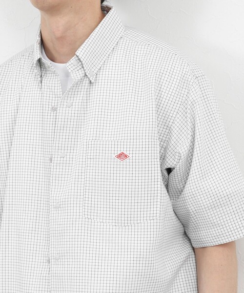 DANTON(ダントン)の「【DANTON/ダントン】DOT BUTTON B.D. SHIRT SS 26SS(DT-B0337 POD)(シャツ/ブラウス・メンズ・ホワイト系その他2/ブラック系その他・38/40/42/44)」の3枚目の写真