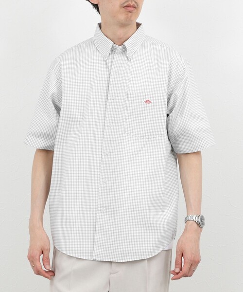 DANTON(ダントン)の「【DANTON/ダントン】DOT BUTTON B.D. SHIRT SS 26SS(DT-B0337 POD)(シャツ/ブラウス・メンズ・ホワイト系その他2/ブラック系その他・38/40/42/44)」の5枚目の写真
