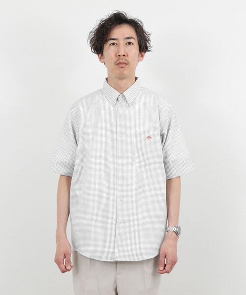 DANTON(ダントン)の「【DANTON/ダントン】DOT BUTTON B.D. SHIRT SS 26SS(DT-B0337 POD)(シャツ/ブラウス・メンズ・ホワイト系その他2/ブラック系その他・38/40/42/44)」の12枚目の写真