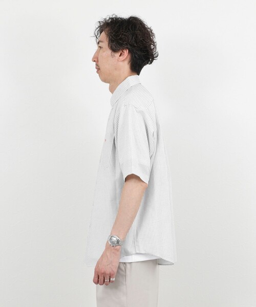DANTON(ダントン)の「【DANTON/ダントン】DOT BUTTON B.D. SHIRT SS 26SS(DT-B0337 POD)(シャツ/ブラウス・メンズ・ホワイト系その他2/ブラック系その他・38/40/42/44)」の13枚目の写真