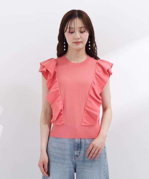 PROPORTION BODY DRESSING(プロポーションボディドレッシング)の「シンプルラッフルニット / 1216170503(ニット/セーター・レディース・グリーン/ピンク/ホワイト系その他・MEDIUM/SMALL)」の17枚目の写真