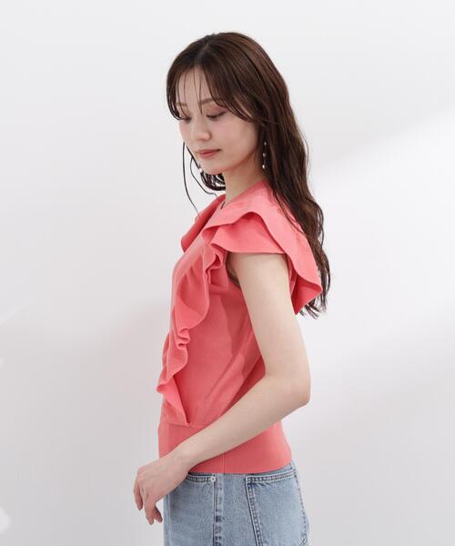 PROPORTION BODY DRESSING(プロポーションボディドレッシング)の「シンプルラッフルニット / 1216170503(ニット/セーター・レディース・グリーン/ピンク/ホワイト系その他・MEDIUM/SMALL)」の18枚目の写真