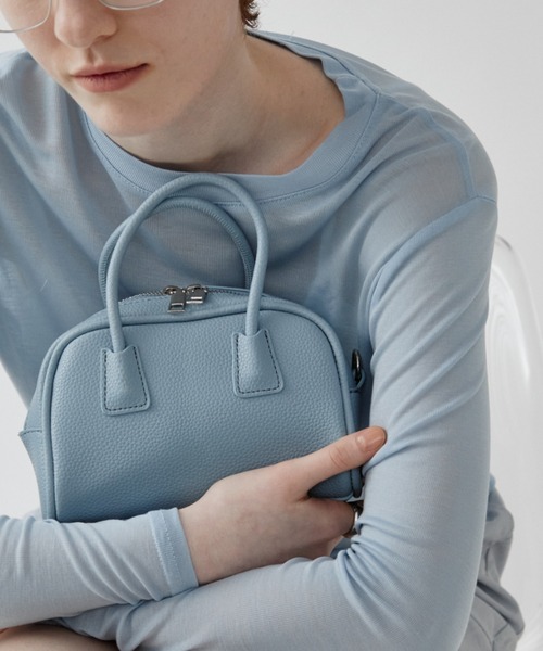 arholiday.standard(エーアールホリデースタンダード)の「2way mini boston bag / 2wayカラーミニボストンバッグ(ボストンバッグ・レディース・ブラック/ブルー・FREE)」の2枚目の写真