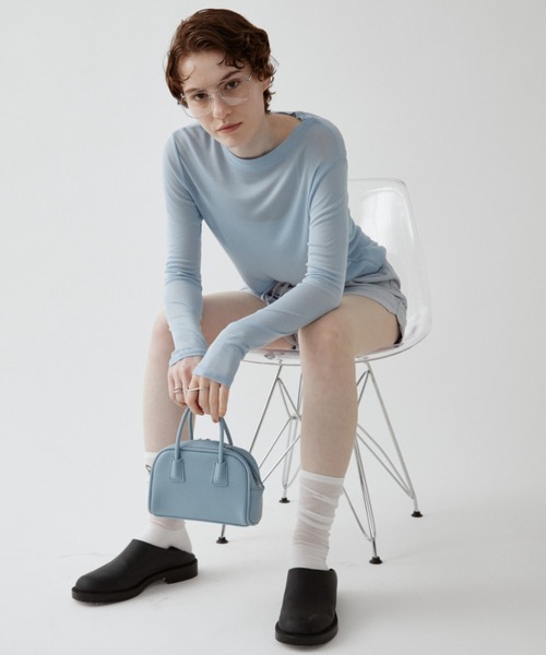 arholiday.standard(エーアールホリデースタンダード)の「2way mini boston bag / 2wayカラーミニボストンバッグ(ボストンバッグ・レディース・ブラック/ブルー・FREE)」の11枚目の写真